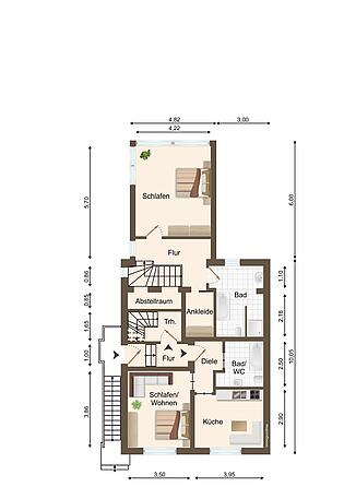 Grundriss 1. Obergeschoss